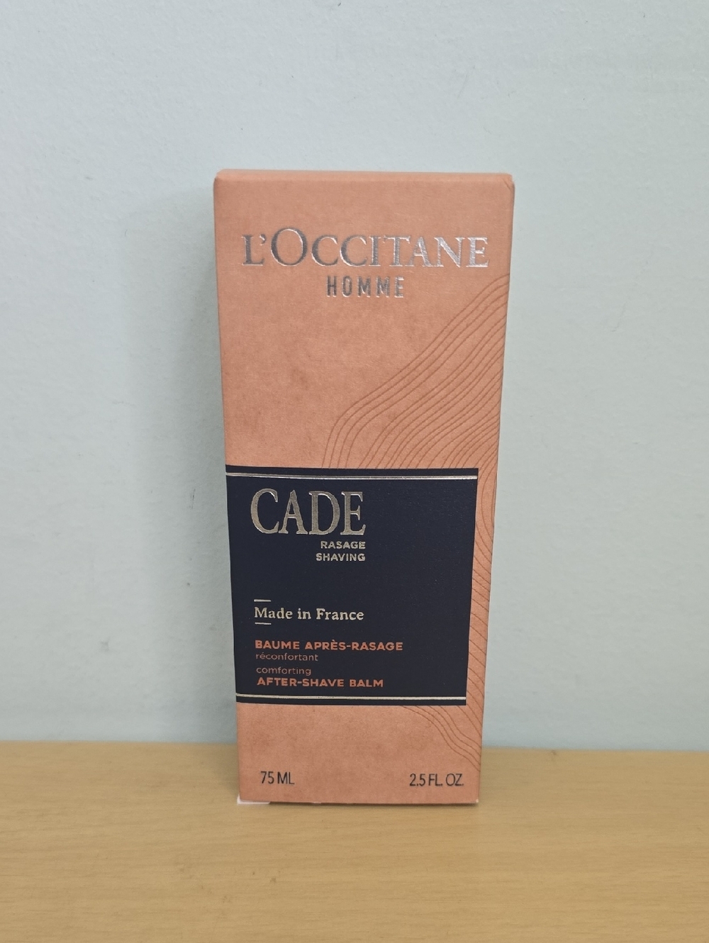 L'OCCITANE Peach Box with Navy Label
